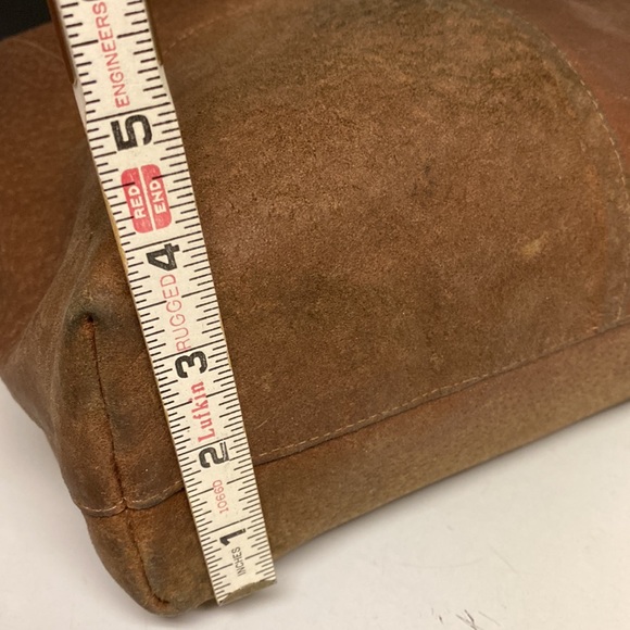 Mayko Suede Leather Crossbody Messenger Bag - Picture 11 of 17